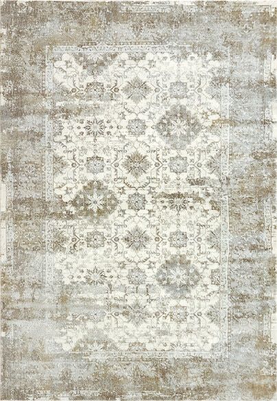 Dynamic Rugs CASTILLA 3534-109 Cream and Silver